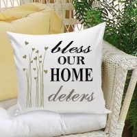 JDS Personalized Gifts Personalized Gift Family Name Cotton Throw Pillow JMSI1942